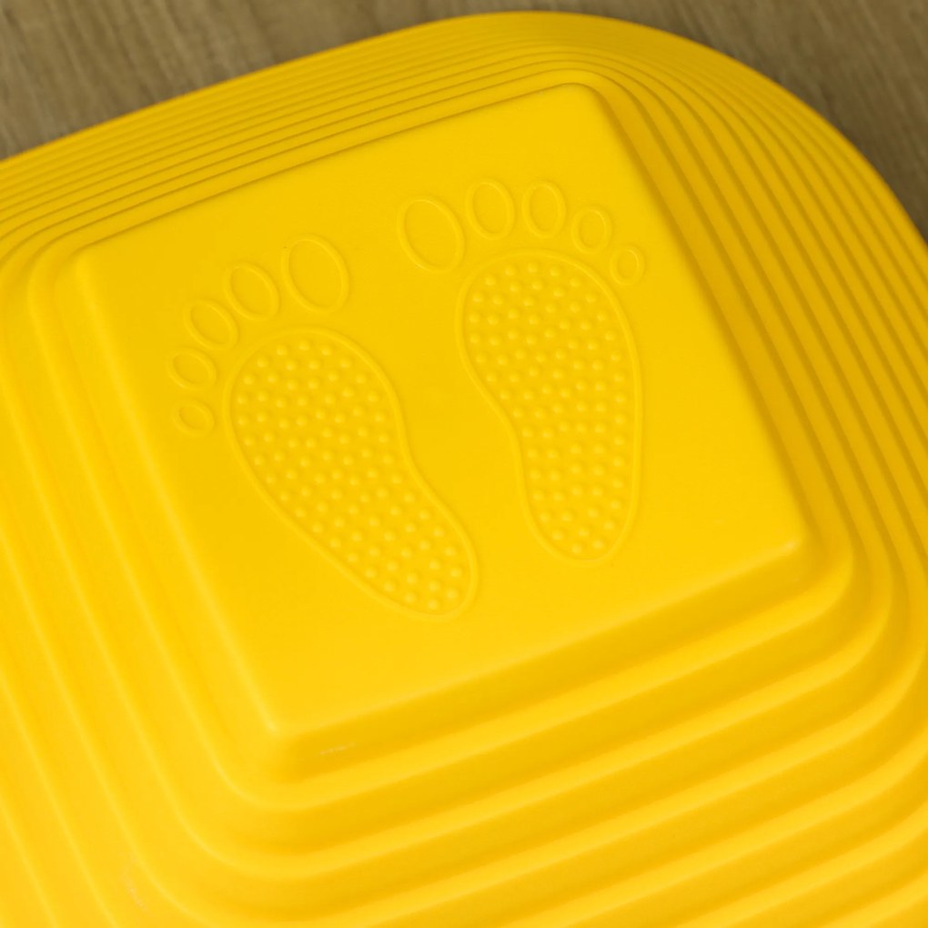 AIYAPLAY Kamienie do Balansowania dla Dzieci, 6 Sztuk, Antypoślizgowe, Na Przeszkody, Do Rozwoju Motorycznego, Plastikowe, Kolorowe