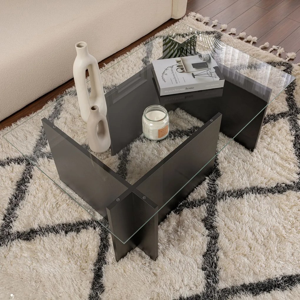 Stolik kawowy Vetrino Wood Black