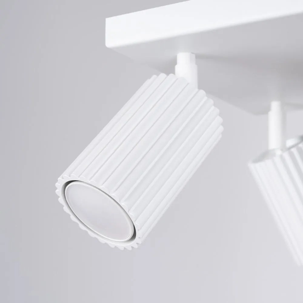 Biała lampa punktowa 25x25 cm Gleam – Sollux