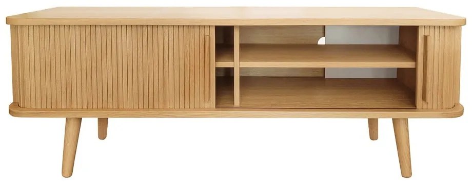 Szafka pod TV w dekorze dębu 138x50 cm Rove – Woodman