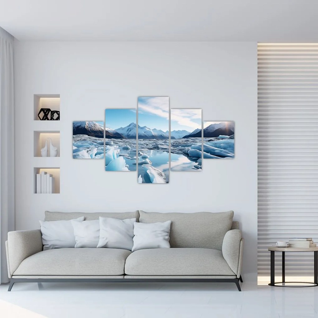 Obraz - Formacje lodowcowe (125x70 cm)