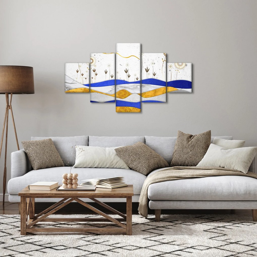 Obraz - Złote Góry (125x70 cm)
