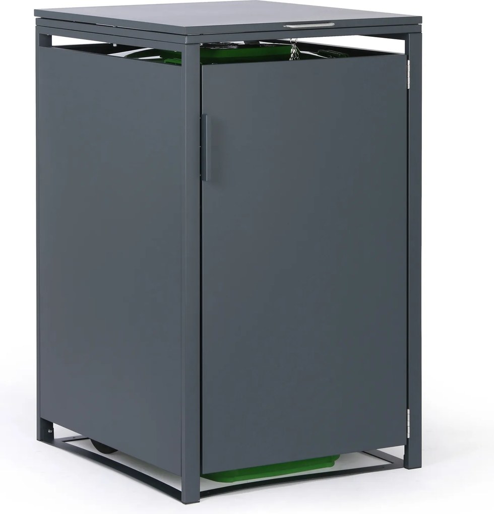 Wiata na pojemnik na odpady 240 l, 1160 x 695 x 800 mm