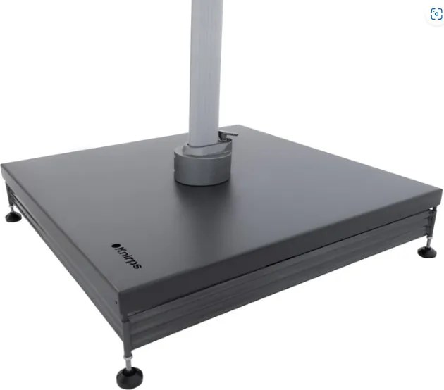 KNIRPS metalowy stojak na parasole z wysięgnikiem (bez płytek)