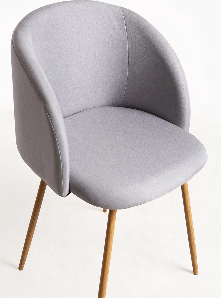 Krzeso z aksamitnej tkaniny