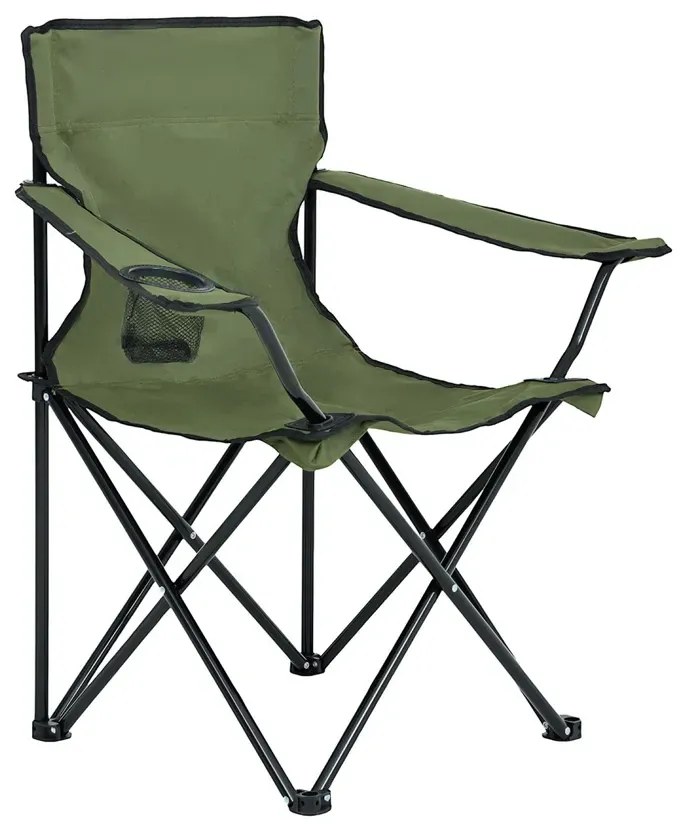 Zielone składane krzesło turystyczne F3-G09