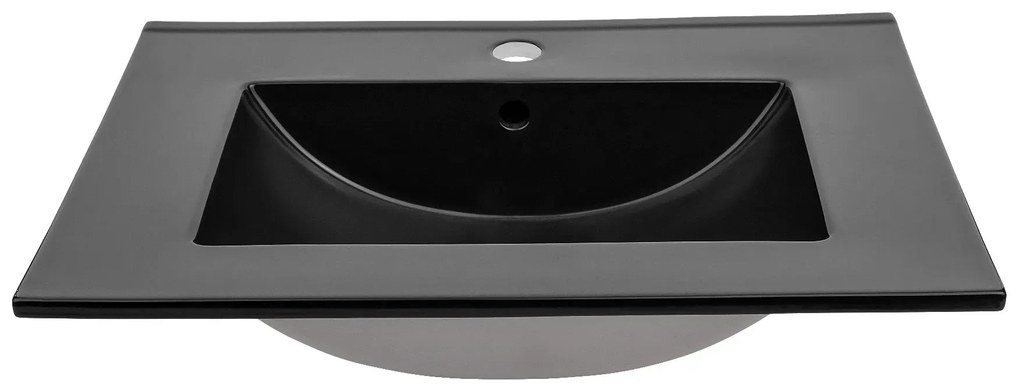 Szafka pod umywalkę BROOKLIN 821 80 cm dąb craft złoty COMAD