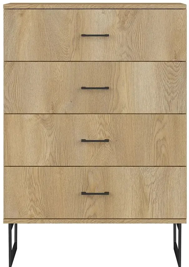 Loftowa komoda na nóżkach z szufladami S4-D88