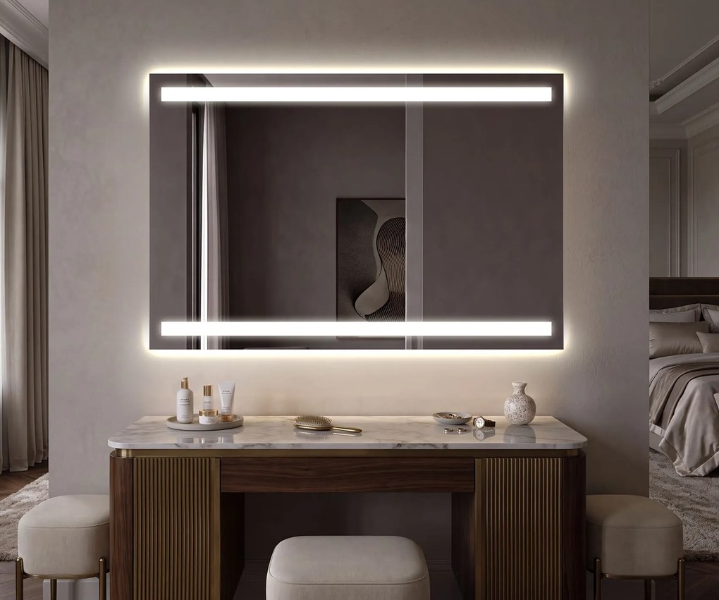 Lustro Ścienne do Sypialni Podświetlane LED L09