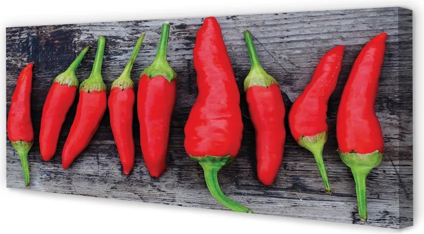 Fotoobraz na płótnie Ostre Czerwone Papryczki