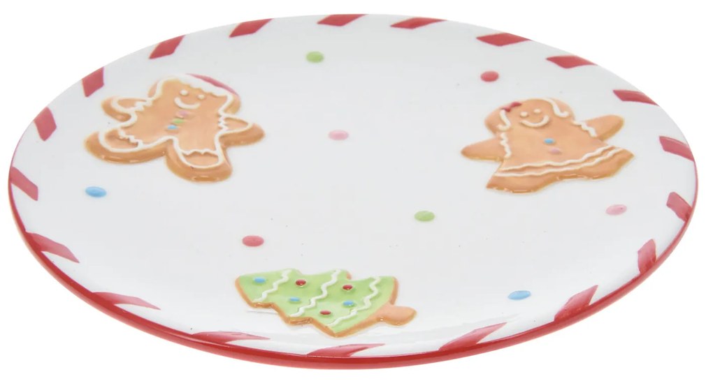 Świąteczny talerz, 20 cm, GINGERBREAD