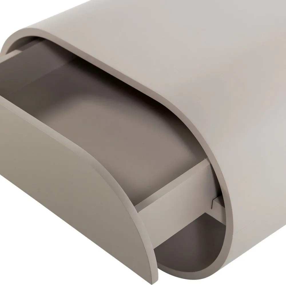 Szarobeżowa wielopoziomowa półka 39 cm Momo – WOOOD
