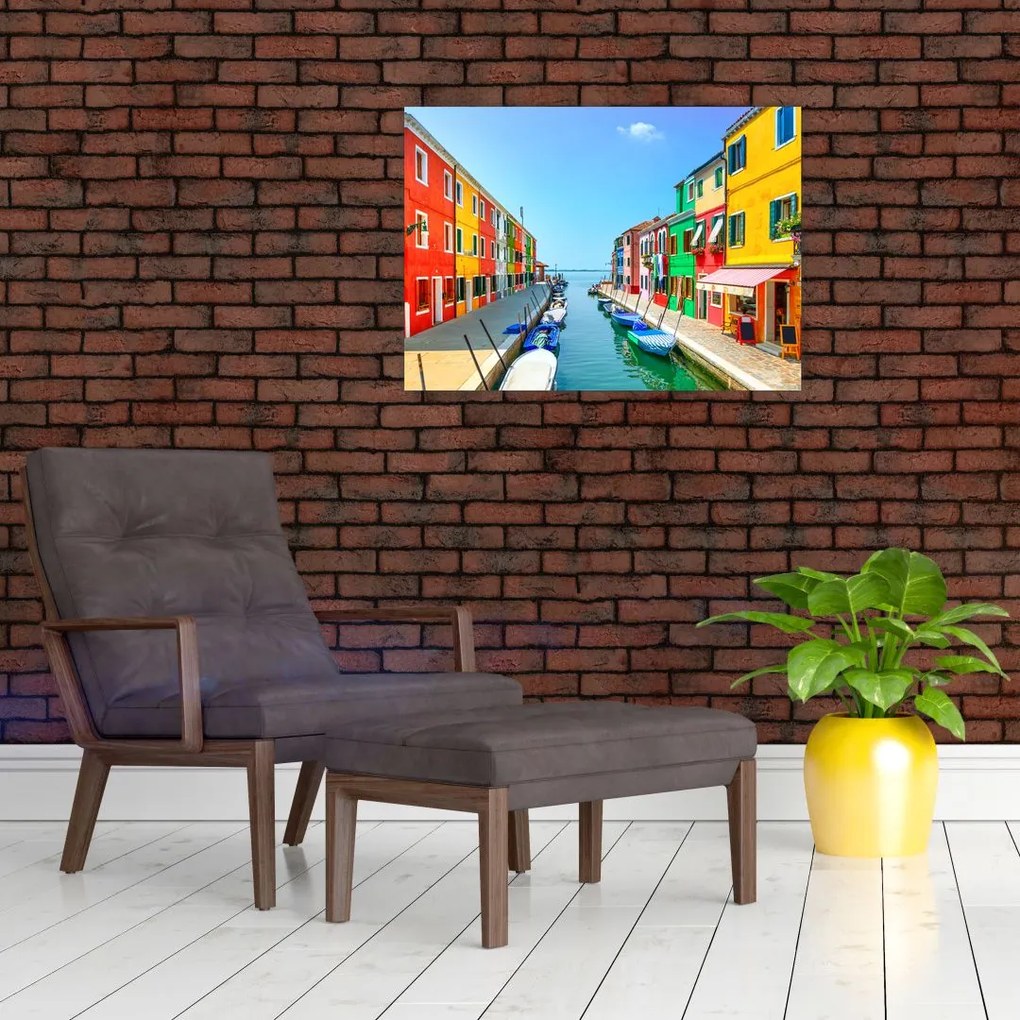 Obraz - Wyspa Burano, Wenecja, Włochy (70x50 cm)
