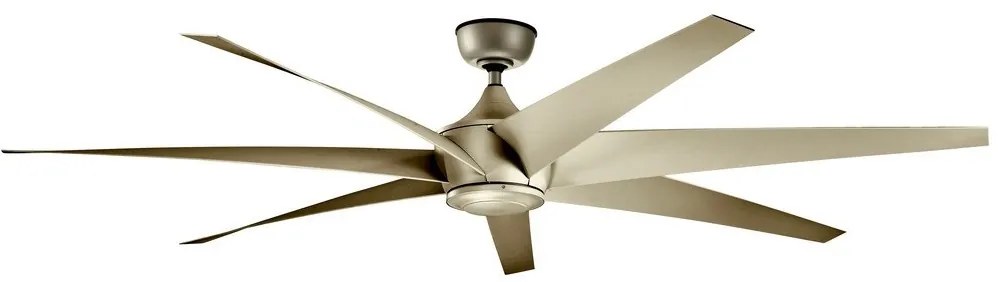 Kichler KLF-LEHR-80-AS - Wentylator sufitowy LEHR IP44 z DO