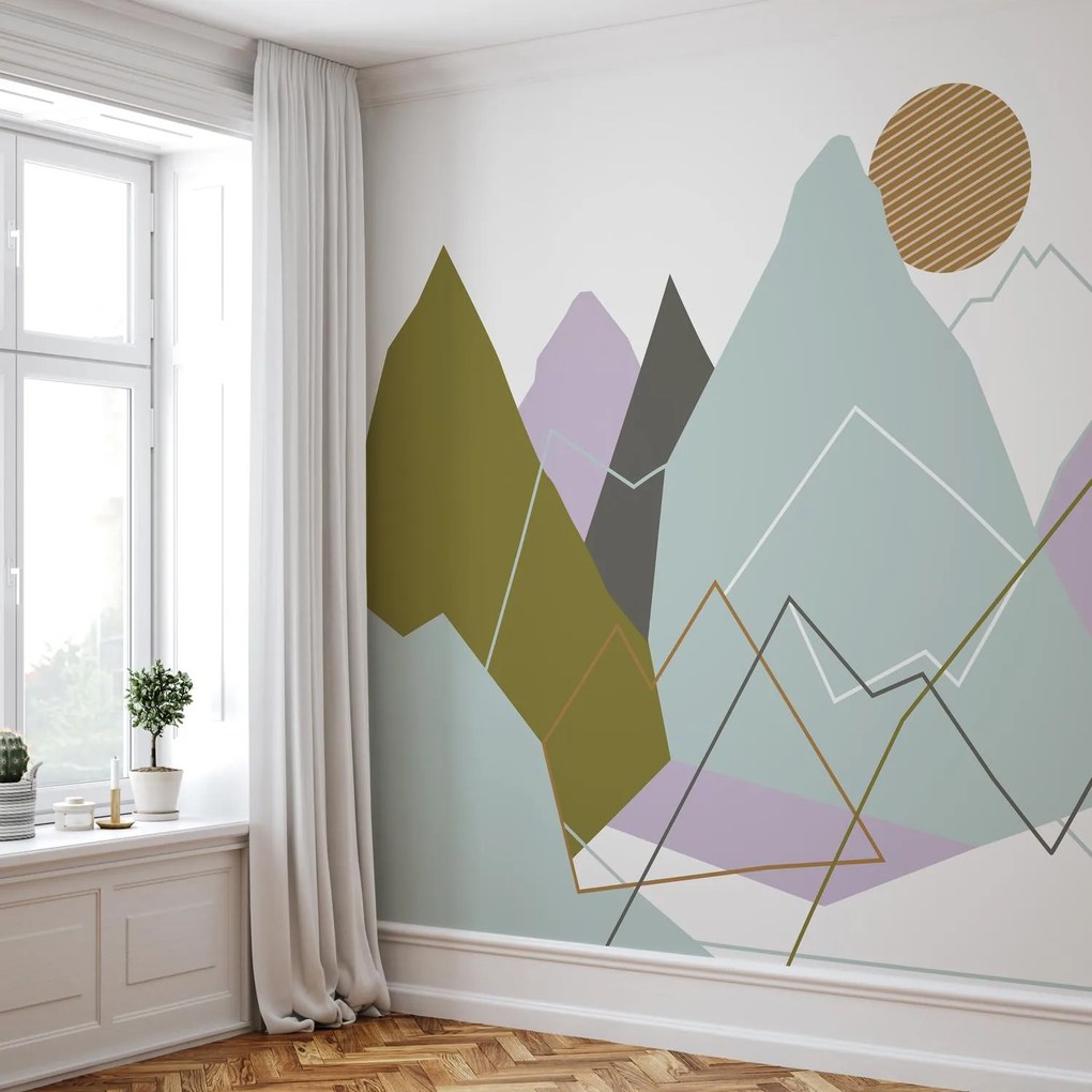 Fototapeta - Skały, wektor (196x136 cm)