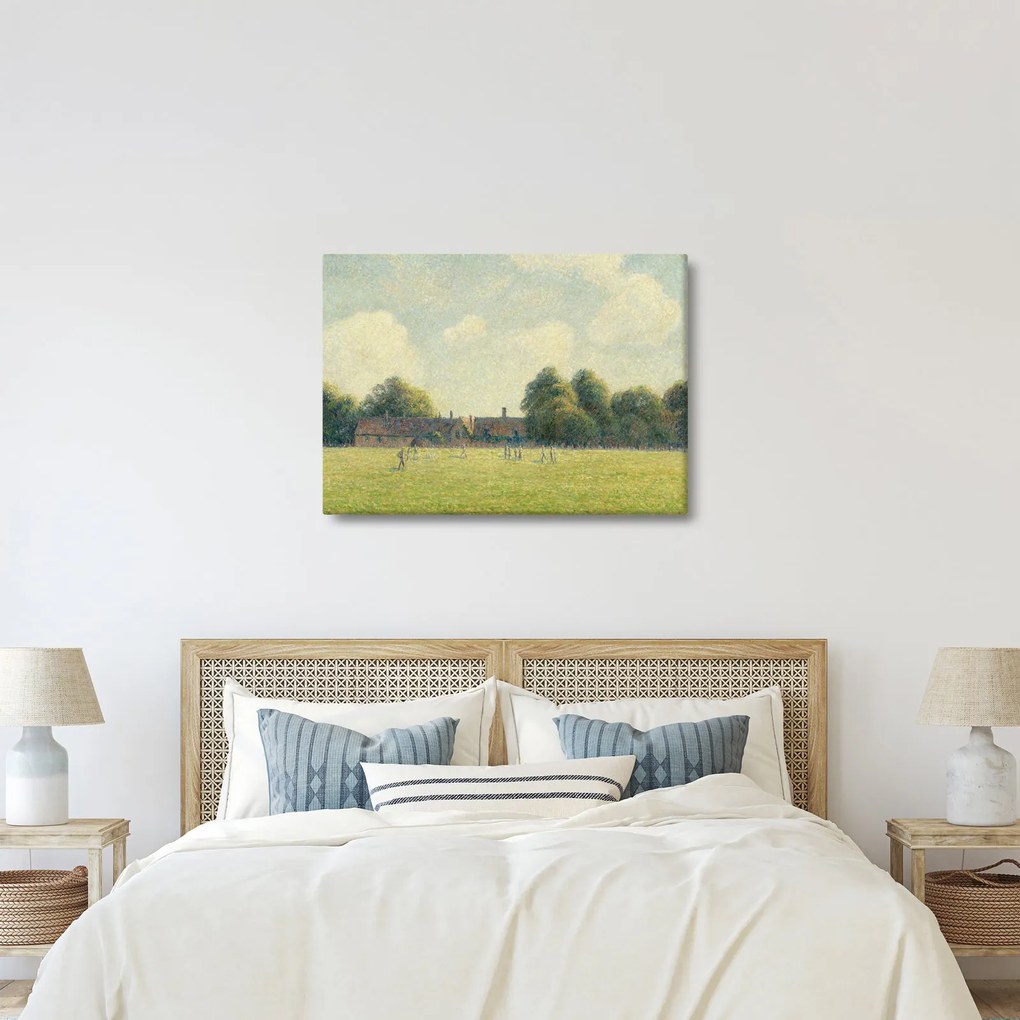 Obraz - Camille Pissarro, Hampton Court Green, reprodukcje (70x50 cm)