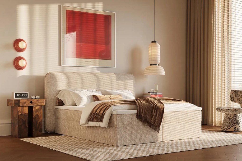 Łóżko kontynentalne Odette