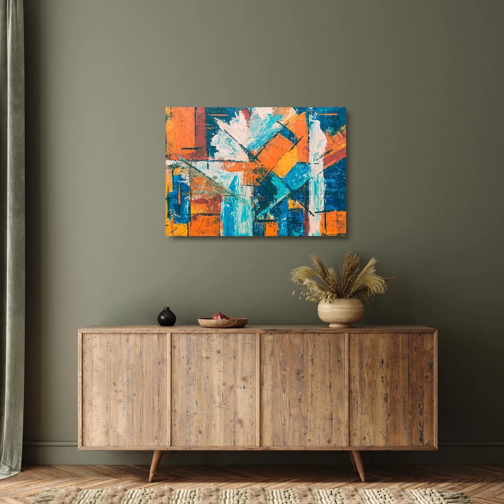 Obraz na szkle - Abstrakcja (70x50 cm)