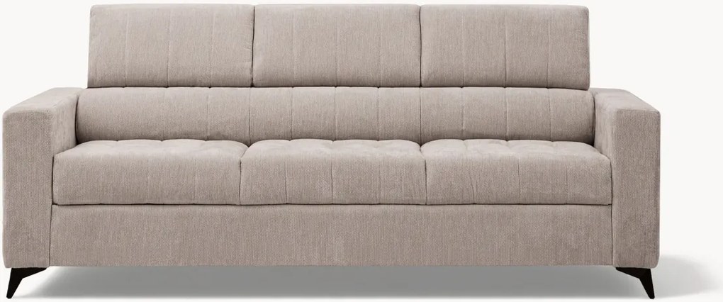 Sofa Nardo z funkcją spania - beżowy szenil Vibe 08
