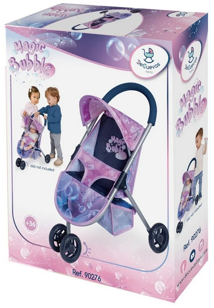 Rappa DeCuevas 90276 Sportowy wózek dla lalek Magic Bubble 2024 - 55 cm