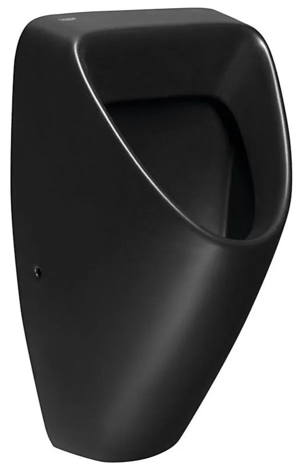 Bruckner - Pisuar SCHWARN przyłącze z tyłu, odpływ z tyłu + zabudowany system spłukiwania 6V DC czarny