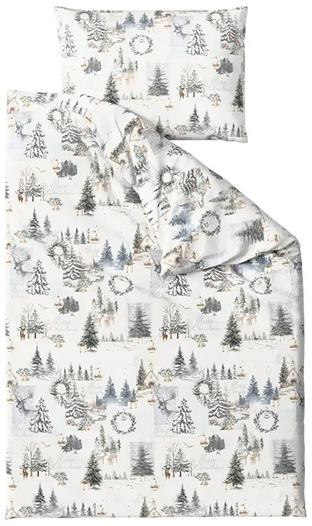 PrzytulneMieszkanie.pl PrzytulneMieszkanie.pl Bawełniana pościel WINTER WHISPER kolorowa Rozmiar pościeli: 70 x 90 cm | 140 x 200 cm