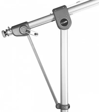 EXPERT 350P - parasol ogrodowy z drążkiem bocznym : Substancja Desen - T821
