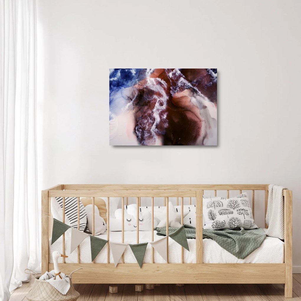 Obraz na szkle - Fioletowy marmur N⁰3 (70x50 cm)
