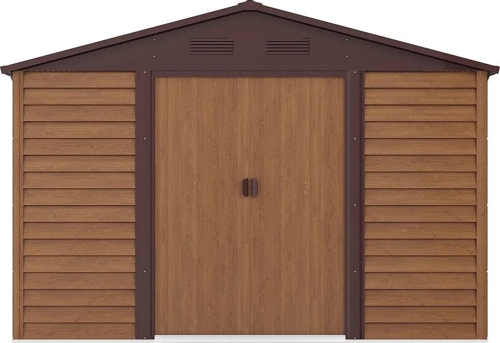Altana ogrodowa  z ocynkowanej stali z efektem drewna - 11,75 m² - ARSEGO