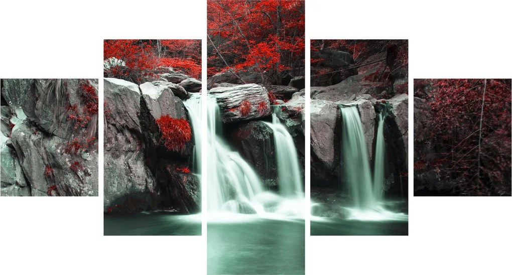 Obraz - Wodospady (125x70 cm)