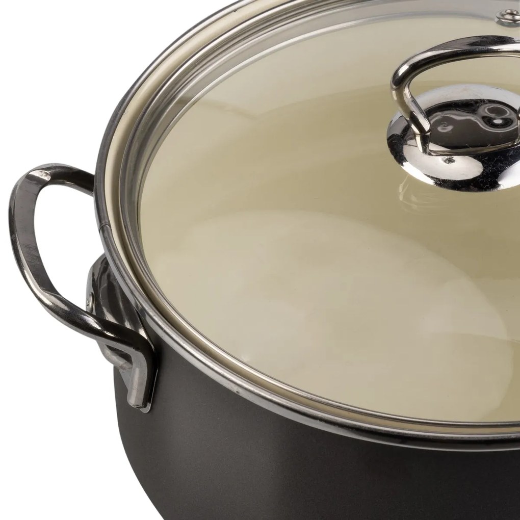 Lamart LT1281 Garnek emaliowany 24 cm, 6 l, śred. 24 cm