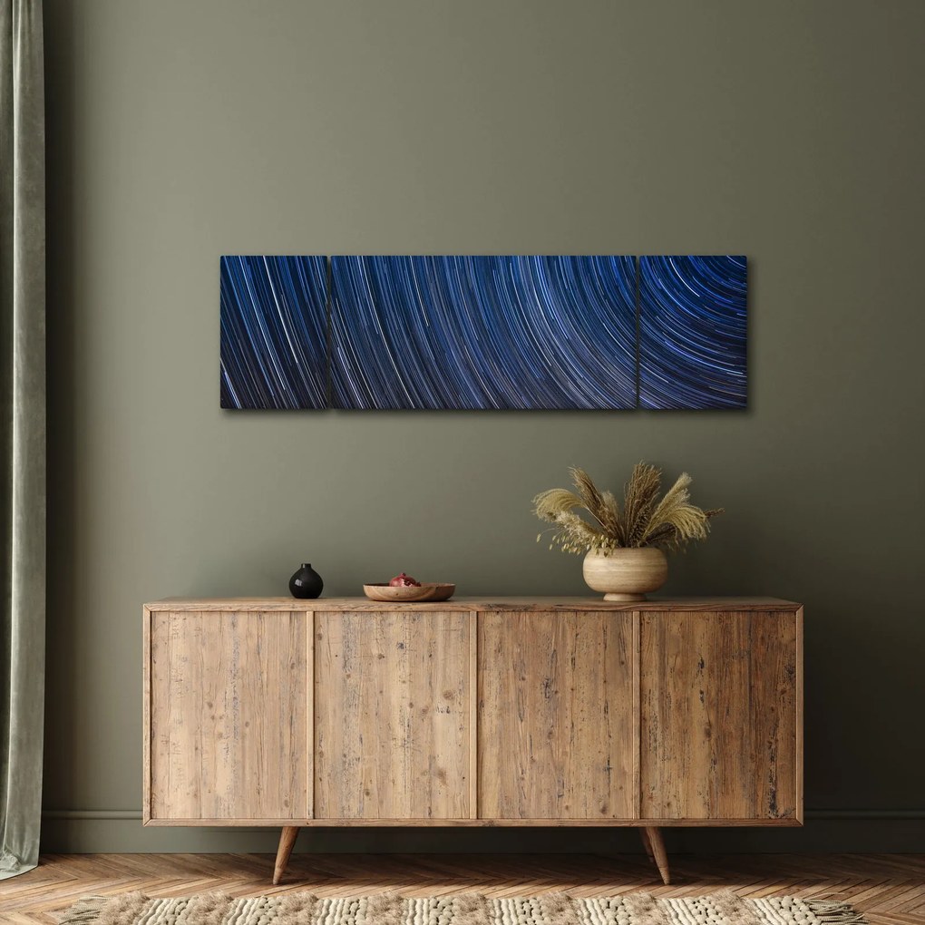 Obraz nocnych gwiazd i nieba (170x50 cm)