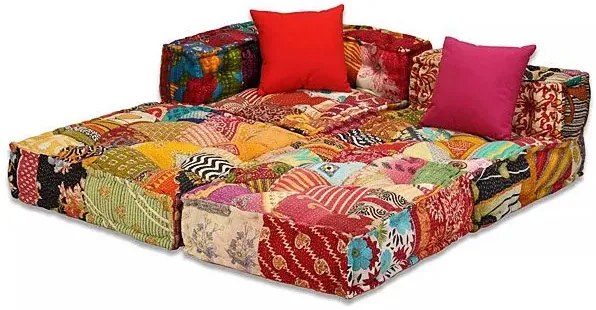 Modułowa patchworkowa sofa M5-N16