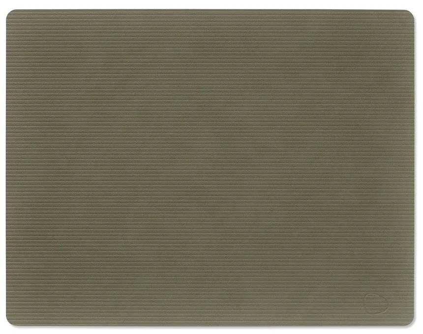 Mata stołowa ze skóry ekologicznej 35x45 cm Square L Corduroy – LIND DNA