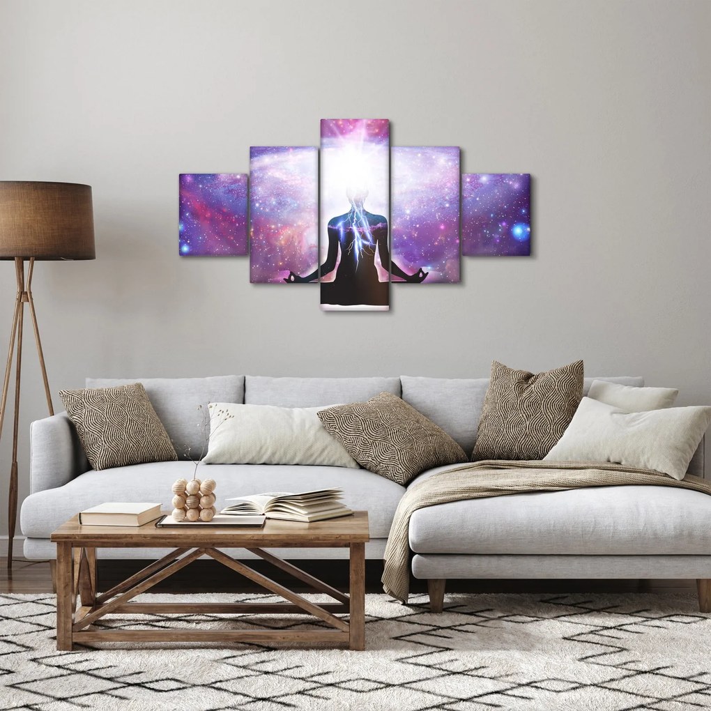 Obraz - Łączenie się z wszechświatem (125x70 cm)