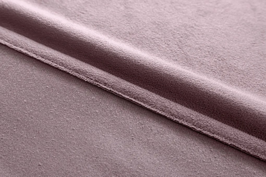 Jasnofioletowa zaciemniająca zasłona VELVET 140x270 cm Zawieszanie: Taśma z wiązaniami