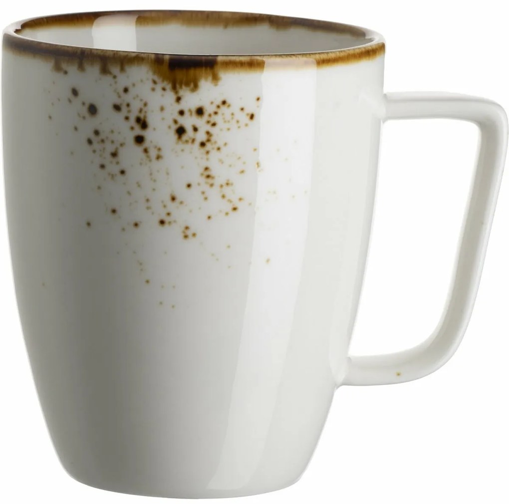 Mäser Kubek do kawy Pintar White brązowe kropki370 ml