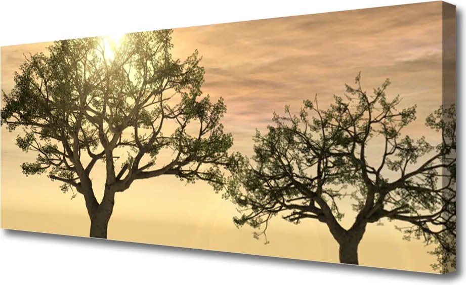 Obraz na płótnie Gęstwina Leśnych Drzew