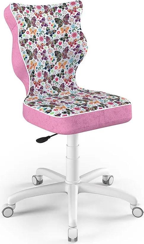 Obrotowe krzesło dla młodzieży Petit White rozmiar 6 (159-188 cm) wzory