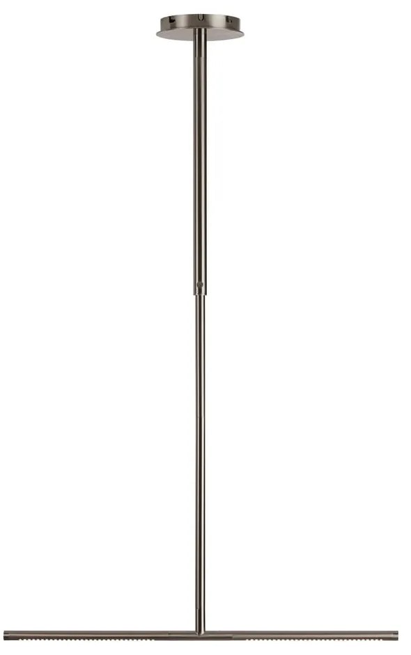 Metalowa lampa wisząca LED w kolorze srebra z metalowym kloszem Omni Ceiling – UMAGE