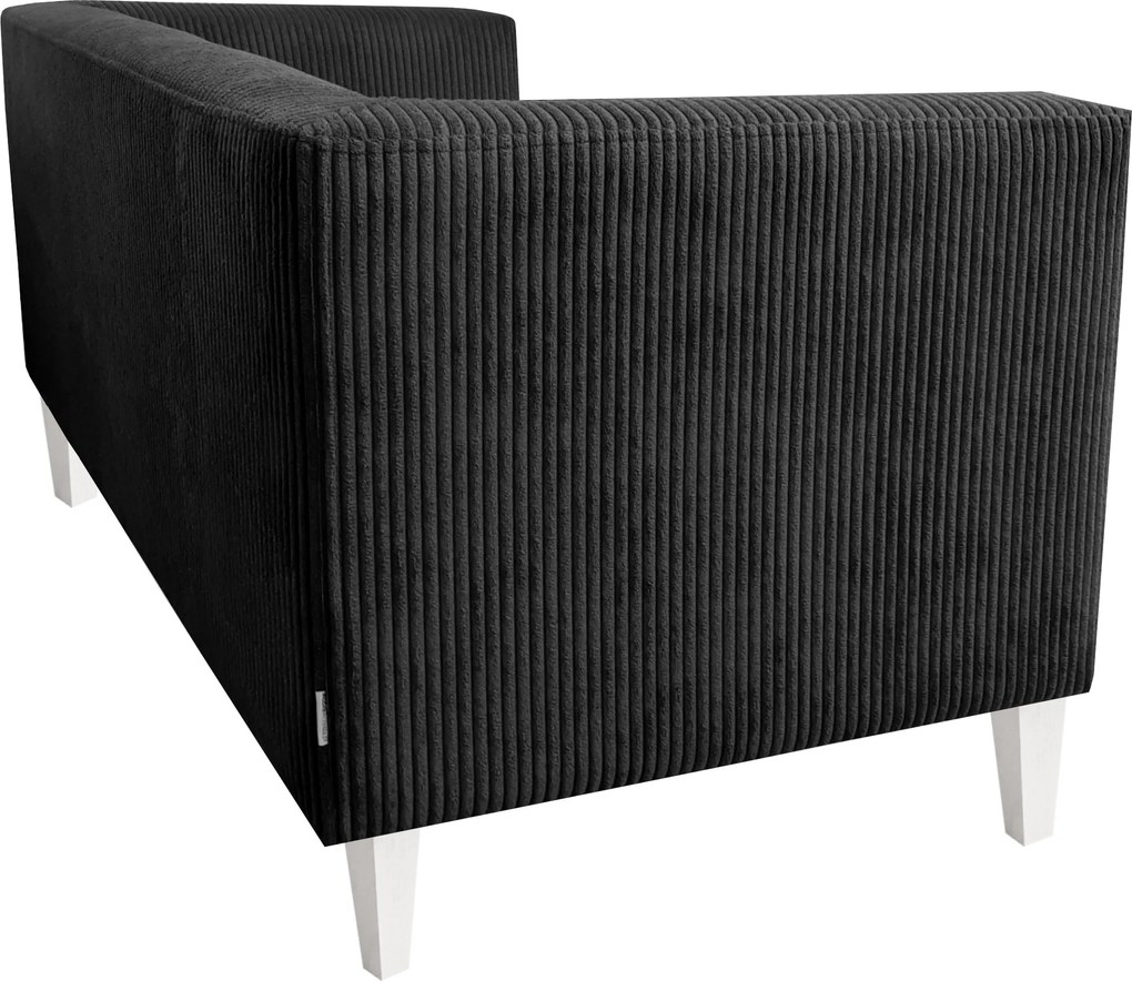 Sofa Monaco : Kolor nogi - Biała, Kolor tkaniny - Kronos7/Poso135, Typ tkaniny - Kronos/Poso, Wysokość nogi - 15 cm
