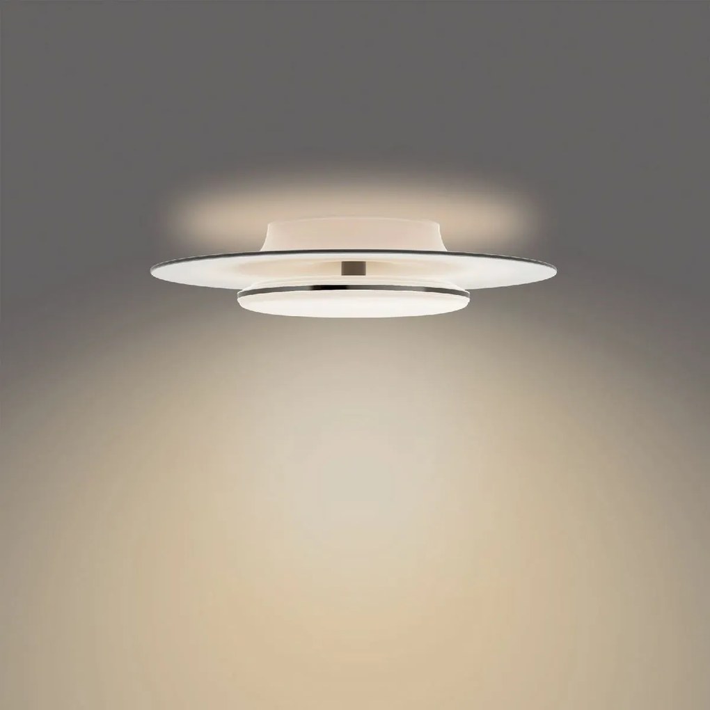 Philips 8720169195196 lampa sufitowa LED Garnet, czarny, 1x 30 W 3100 lm 2700 K IP20