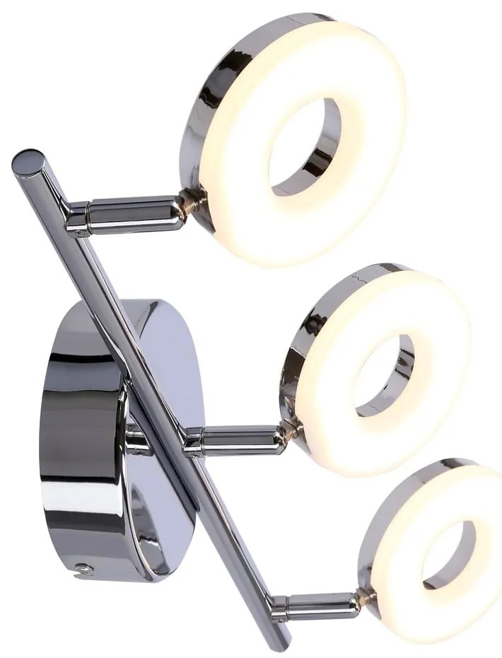 Lampa sufitowa LED w kolorze srebra z połyskiem 47x16 cm Thema – Candellux Lighting