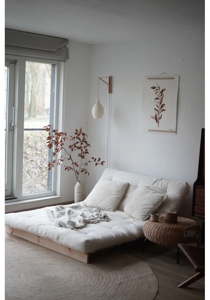 Sofa rozkładana Karup Design Roots Raw/Creamy