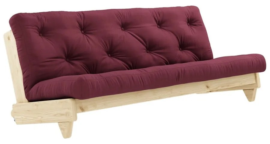 Sofa rozkładana Karup Design Fresh Natural Clear/Bordeaux