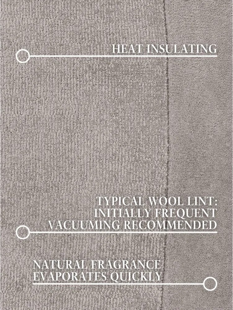 Szary dywan z mieszanki wełny tkany ręcznie 125x200 cm Kari Organic – Villeroy&amp;Boch