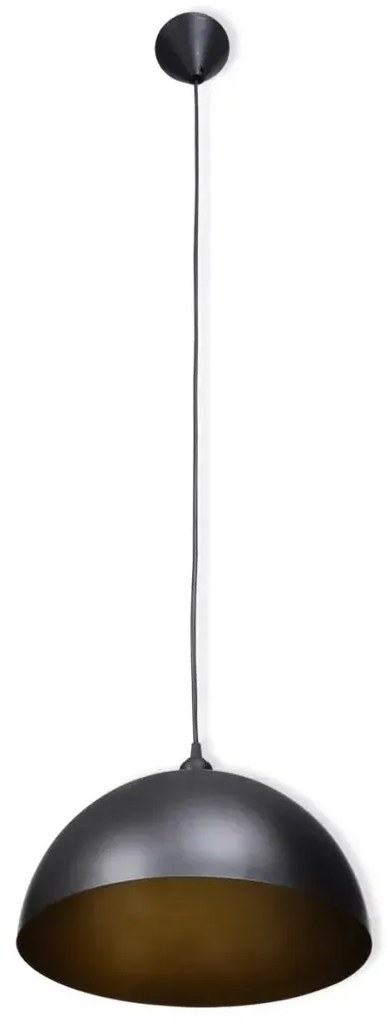 Czarne lampy wiszące z regulacją 2 sztuki - E985 L9-H96