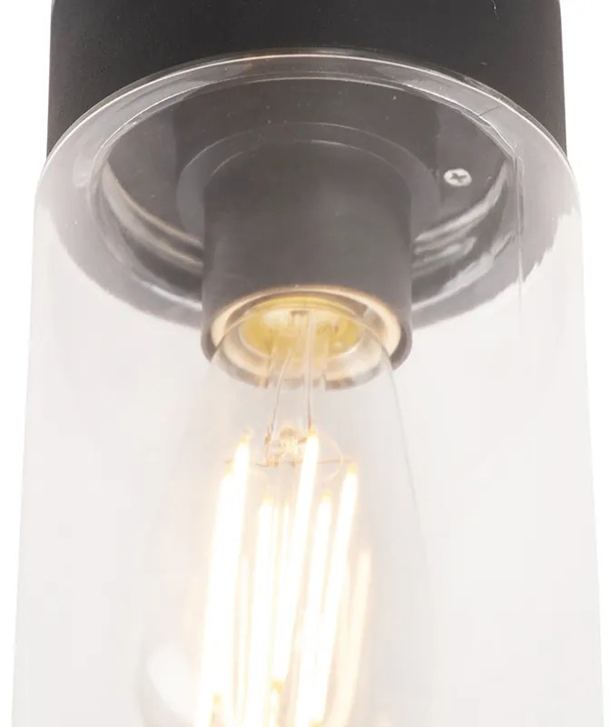 Zewnetrzna Nowoczesna lampa sufitowa czarna 22,6 cm IP44 - Jarra Nowoczesny Oswietlenie zewnetrzne