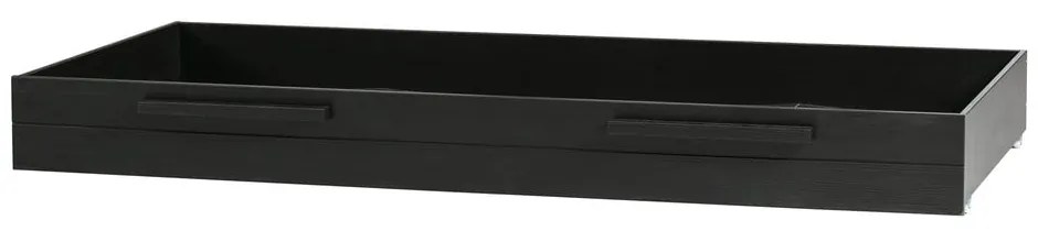 Czarna szuflada pod łóżko 90x200 cm Dennis – WOOOD