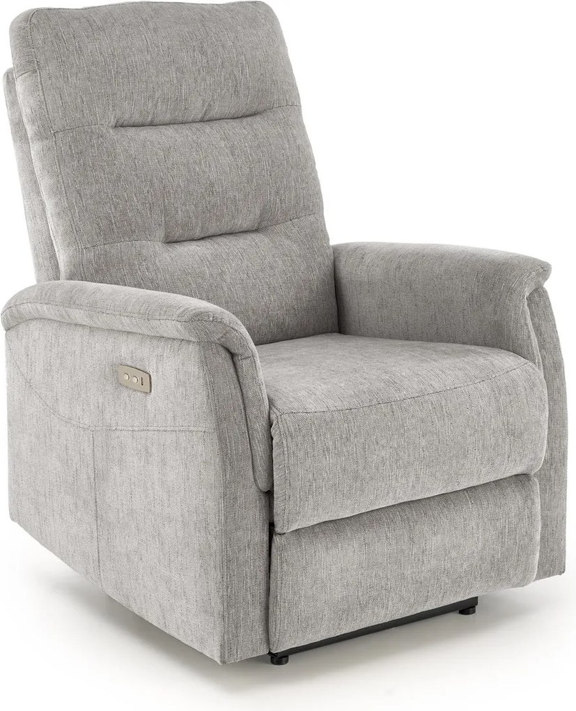 Fotel z funkcja elektrycznego rozkładania i gniazdem USB Jamal Halmar